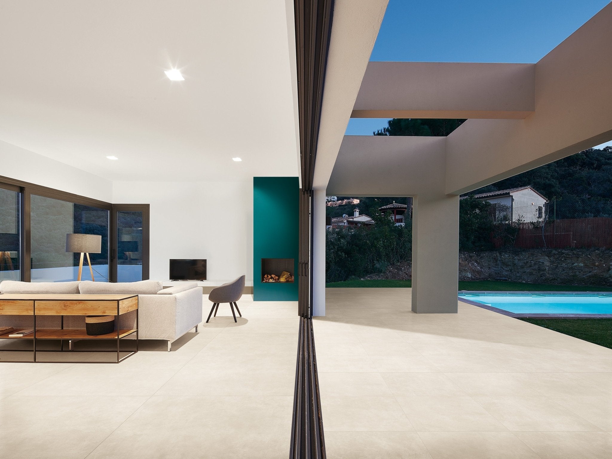 Build White CE Porcelain Florim Pavers 24" X 48" Florim - Zicana Boutique - 7