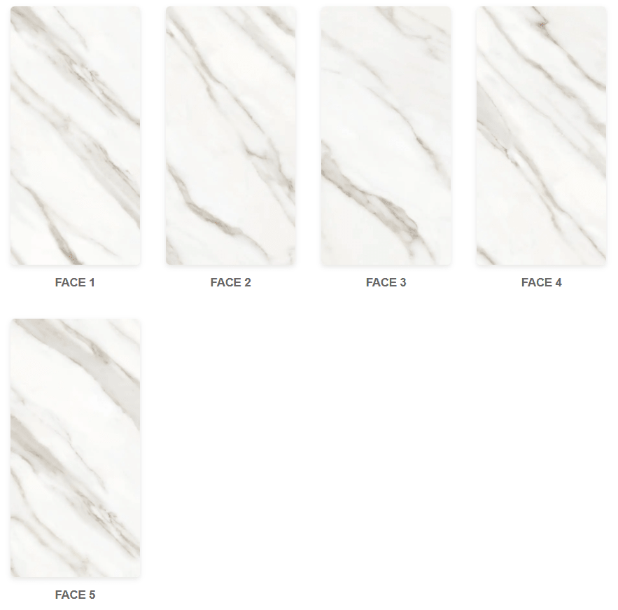 Calacatta Aline Raphael 32" x 64" Field Tile Raphael Porcelain - Zicana Boutique - 5