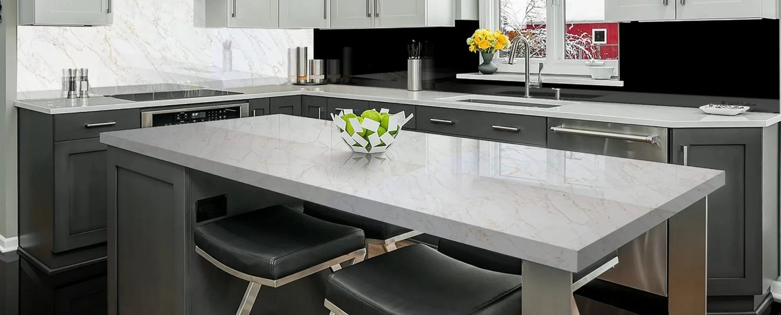Calacatta Bianco Raphael Quartz Raphael Quartz - Zicana Boutique - 2