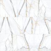 Calacatta Borghini Raphael 32" x 32" Field Tile Raphael Porcelain - Zicana Boutique - 1
