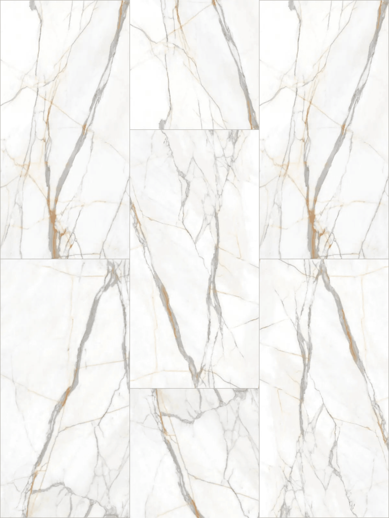 Calacatta Borghini Raphael 48" x 96" Field Tile Raphael Porcelain - Zicana Boutique - 1
