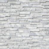 Calacatta Cressa 3D Hardscape Marble MSI Mosaic Tiles 6" X 24" Stacked Pattern MSI - Zicana Boutique - 1