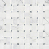 Calacatta Cressa Marble MSI Mosaic Tiles 12" X 12" Basketweave Pattern MSI - Zicana Boutique - 1