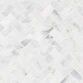 Calacatta Cressa Marble MSI Mosaic Tiles 12" X 12" Herringbone Pattern MSI - Zicana Boutique - 1