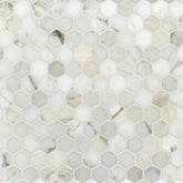 Calacatta Gold Marble Mosaic Hexagon 3cm Artistic Tile - Zicana Boutique - 1