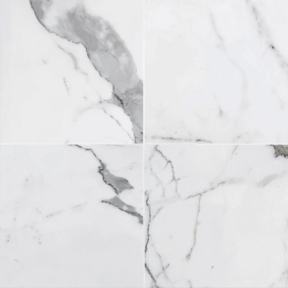 Calacatta Gold Polished Marble File Tile 12''x12''x3/8'' Zicana Boutique - Zicana Boutique - 1