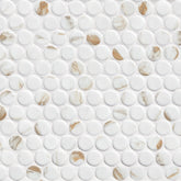 Calacatta Gold Porcelain MSI Field Tiles 11" X 12" Round Pattern MSI - Zicana Boutique - 1