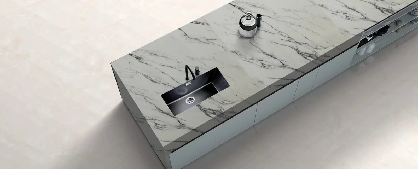 Calacatta Itali Raphael Quartz Raphael Quartz - Zicana Boutique - 2