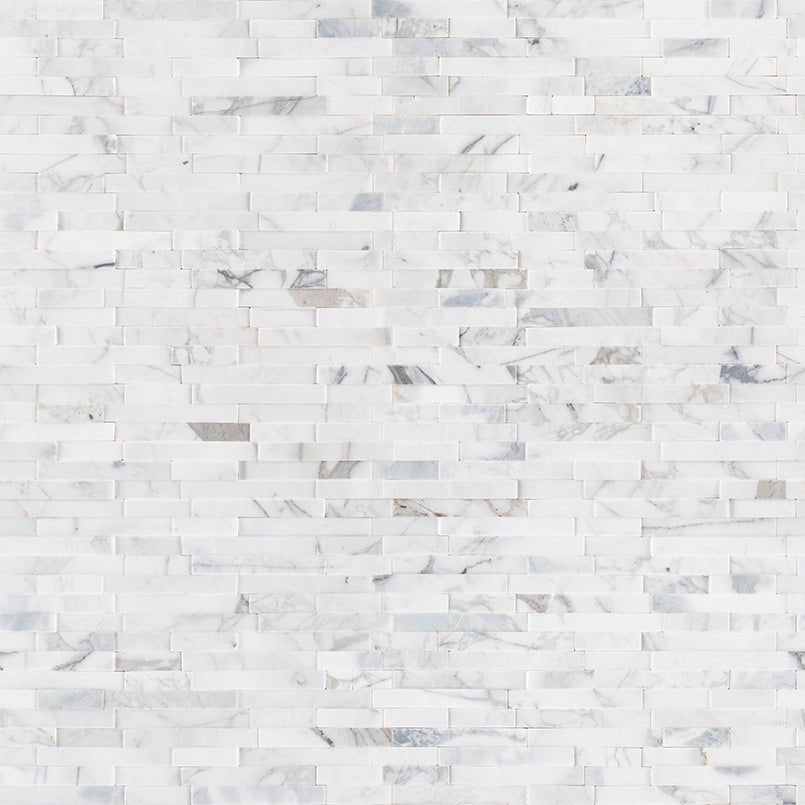 Calacatta Marbella Marble MSI Mosaic Tiles 12" X 12" Peel And Stick MSI - Zicana Boutique - 3