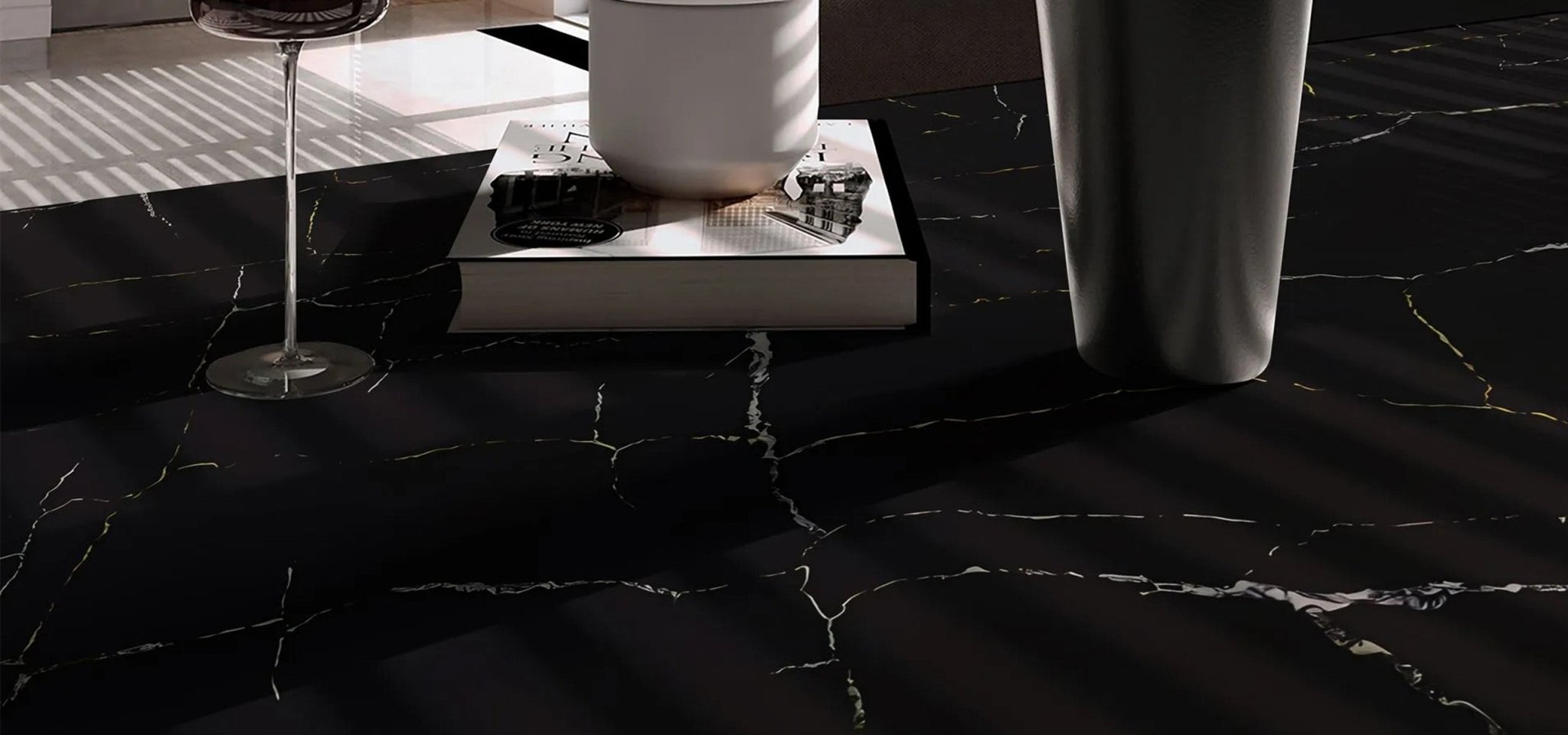 Calacatta Marmo Variant Quartz Variant- Zicana Boutique -2