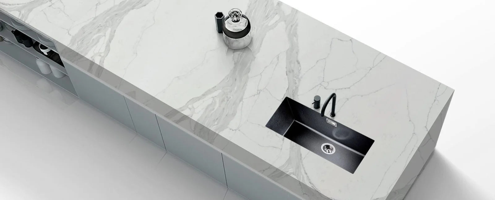 Calacatta Pyreness Raphael Quartz Raphael Quartz - Zicana Boutique - 2