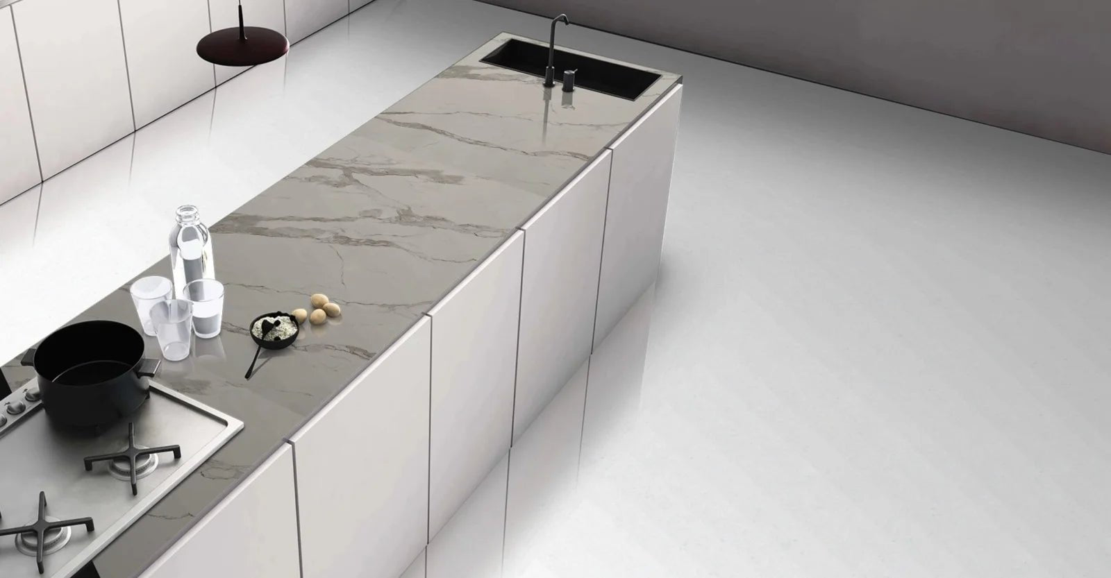 Calacatta Zembrino Raphael Quartz Raphael Quartz - Zicana Boutique - 2