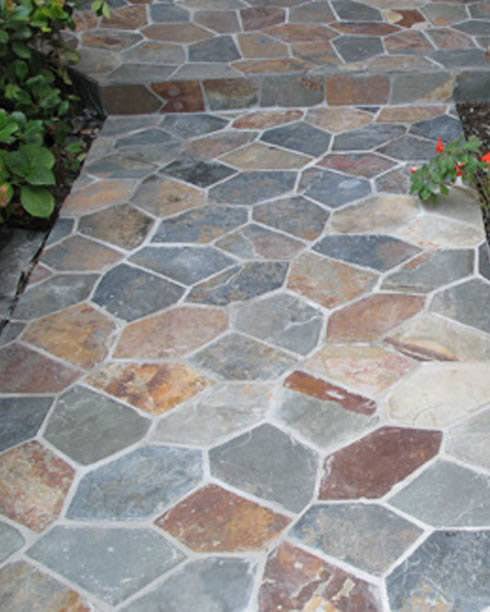 California Gold Slate MSI Field Tiles 18" X 22" Flagstone Pattern MSI - Zicana Boutique - 4