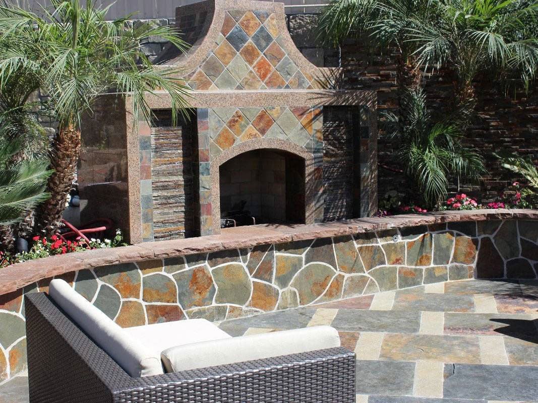 California Gold Slate MSI Field Tiles 24" X 24" MSI - Zicana Boutique - 3