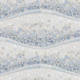 Calypso Blue Ombre Marble Mosaic Zicana Boutique - Zicana Boutique - 1