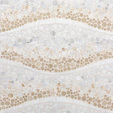 Calypso Cream Ombre Mosaic Artistic Tile - Zicana Boutique - 1