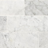 Carrara White Marble MSI Field Tiles 4" X 12" MSI - Zicana Boutique - 1