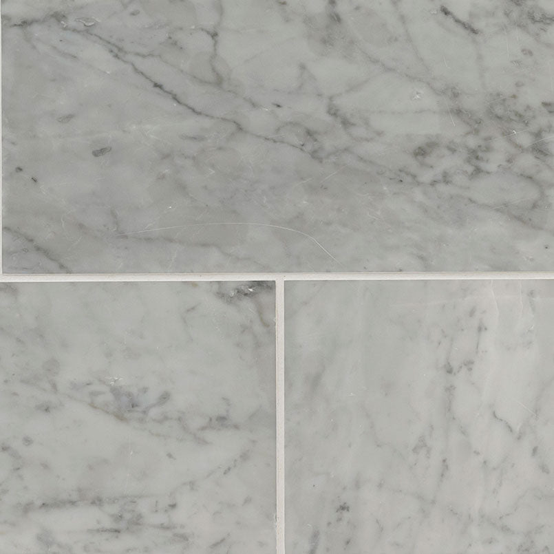 Carrara White Marble MSI Field Tiles 6" X 12" MSI - Zicana Boutique - 1