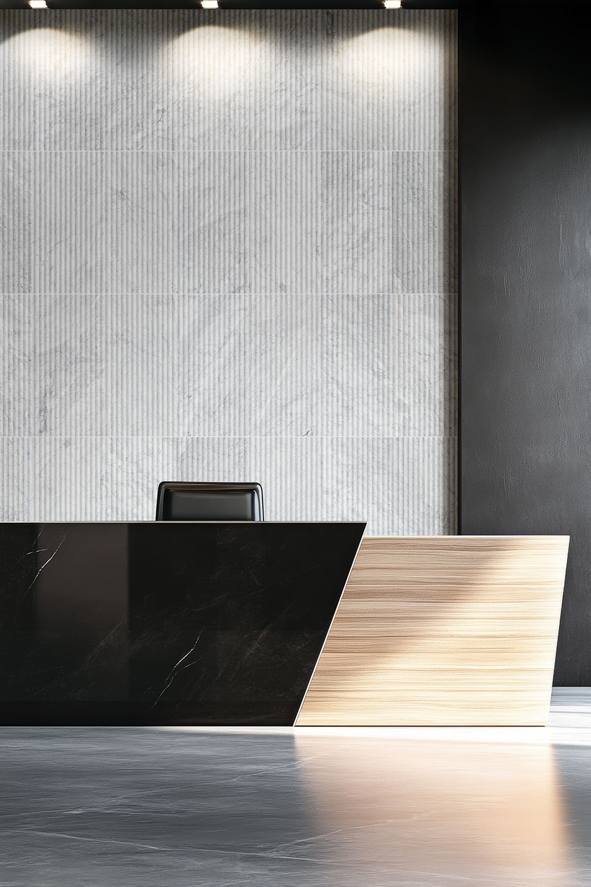 Carrara White Milano Ribbo Marble MSI Field Tiles 12" X 24" Fluted Pattern MSI - Zicana Boutique - 10