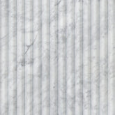 Carrara White Milano Ribbo Marble MSI Field Tiles 12" X 24" Fluted Pattern MSI - Zicana Boutique - 1