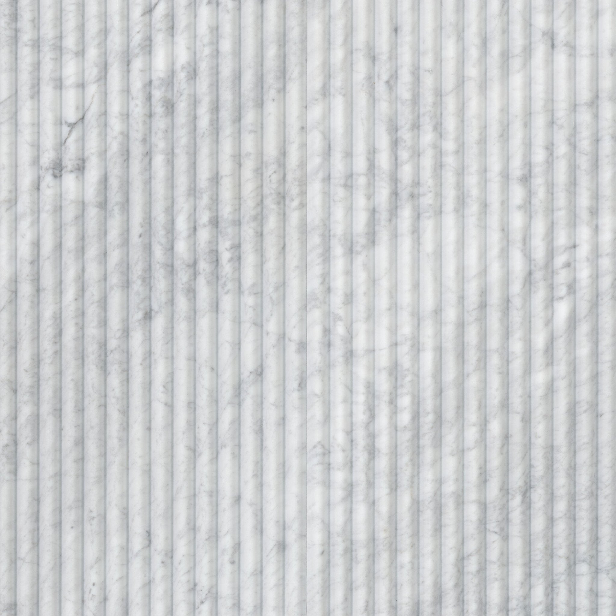 Carrara White Milano Ribbo Marble MSI Field Tiles 12" X 24" Fluted Pattern MSI - Zicana Boutique - 3