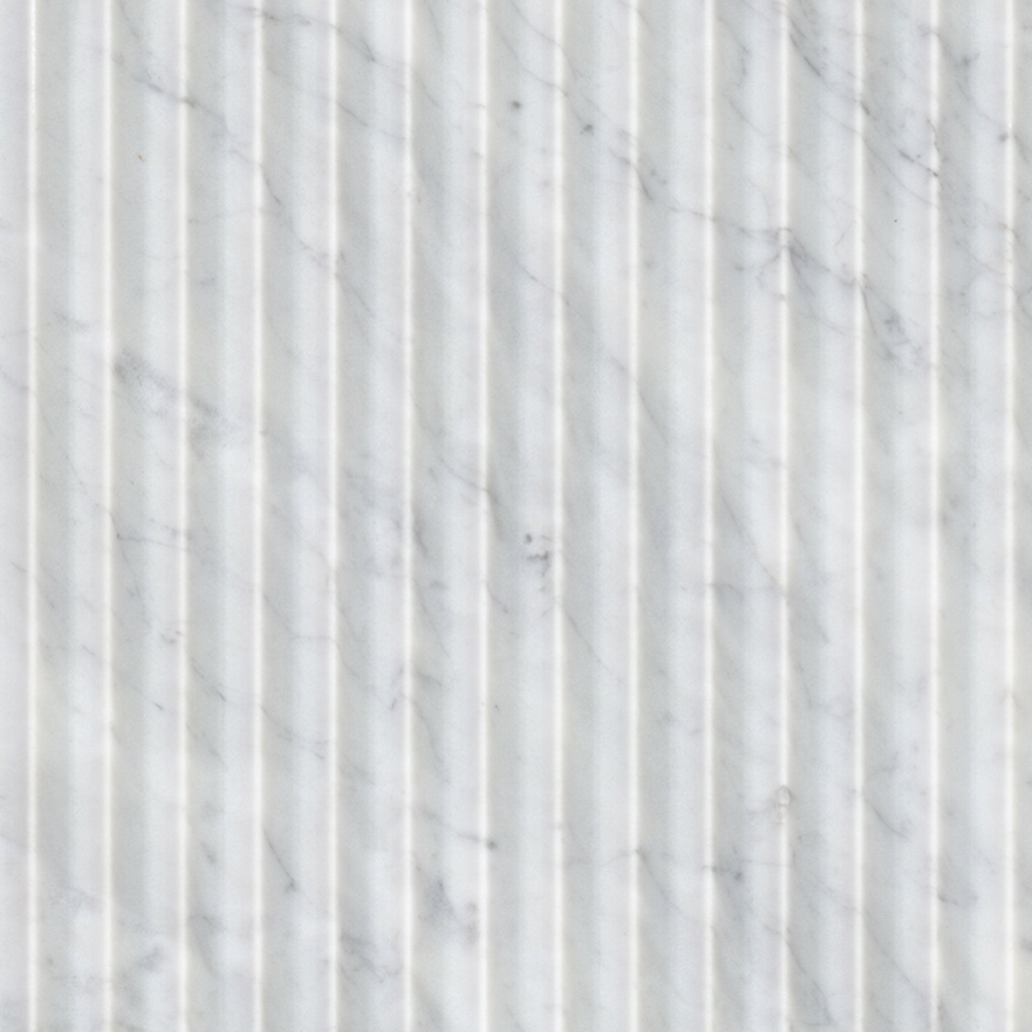 Carrara White Valentino Fluto Marble MSI Field Tiles 12" X 24" Fluted Pattern MSI - Zicana Boutique - 1