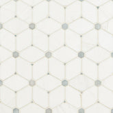 Cecily Grigio Marble MSI Mosaic Tiles 11" X 13" MSI - Zicana Boutique - 1