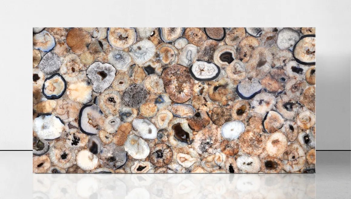 Chocolate Agate Gemstone Zicana Boutique - Zicana Boutique - 4