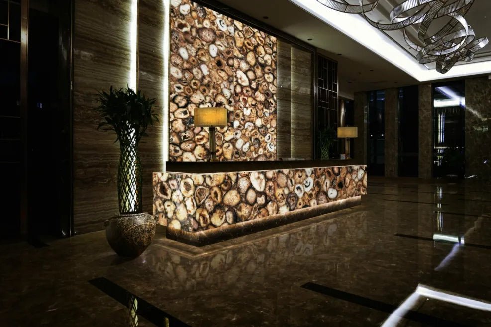 Chocolate Agate Gemstone Zicana Boutique - Zicana Boutique - 3