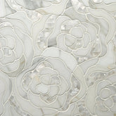 Chrysanthemum Calacatta Gold Waterjet Mosaic Zicana Boutique - Zicana Boutique - 1