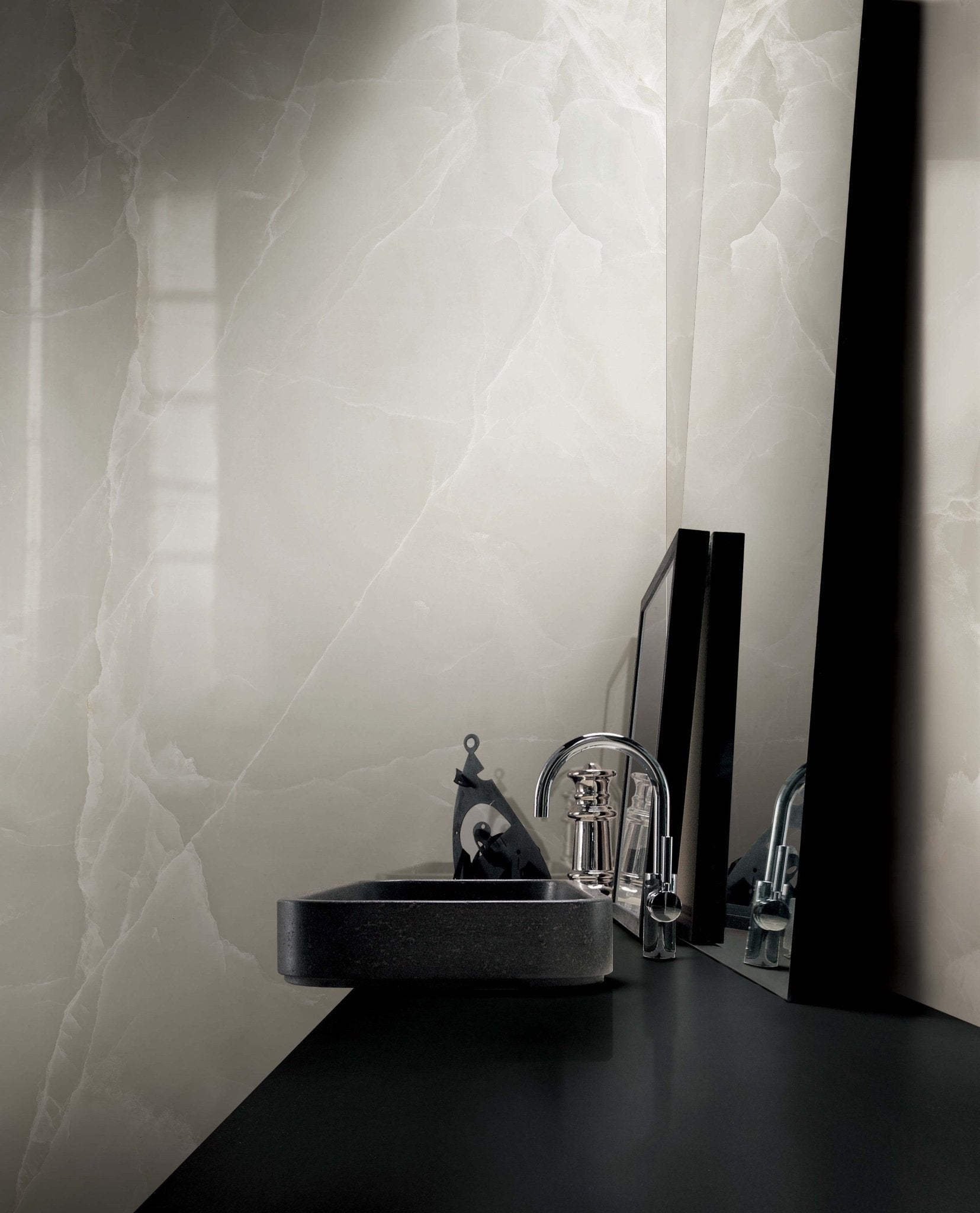 Cloudy White Porcelain Florim Field Tiles 24" X 48" Florim - Zicana Boutique - 2