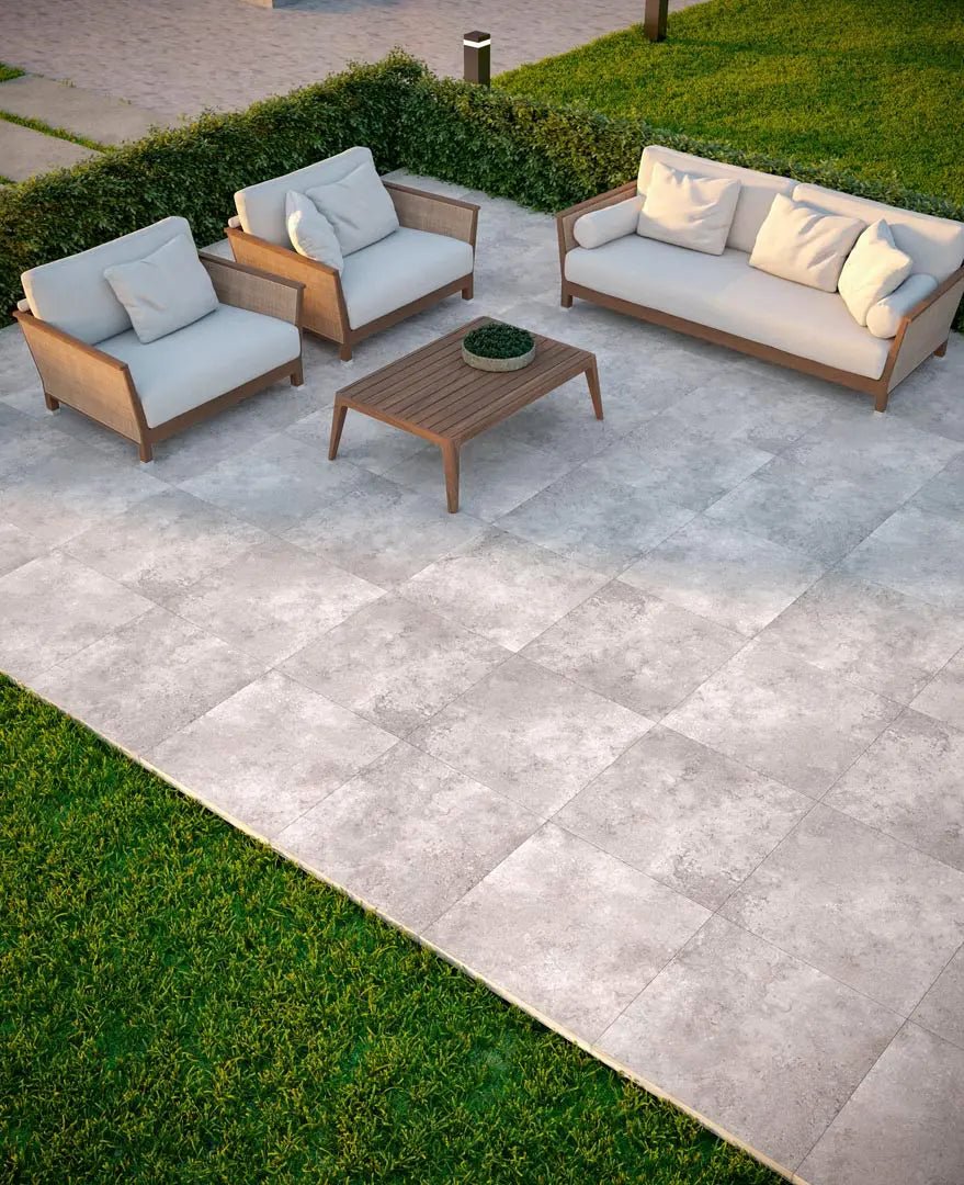 Colosseo Grigio Raphael 36" x 36" Pavers Raphael Porcelain - Zicana Boutique - 3