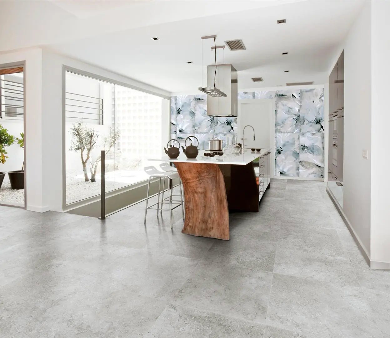 Colosseo Grigio Raphael 36" x 36" Pavers Raphael Porcelain - Zicana Boutique - 2