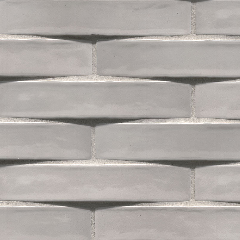 Convex Ash Porcelain MSI Field Tiles 2" X 10" MSI - Zicana Boutique - 1