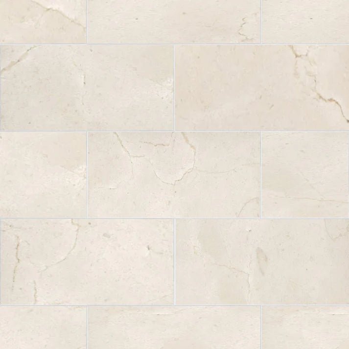 Crema Marfil Marble Field Tile 6''x12'' Zicana Boutique - Zicana Boutique - 1