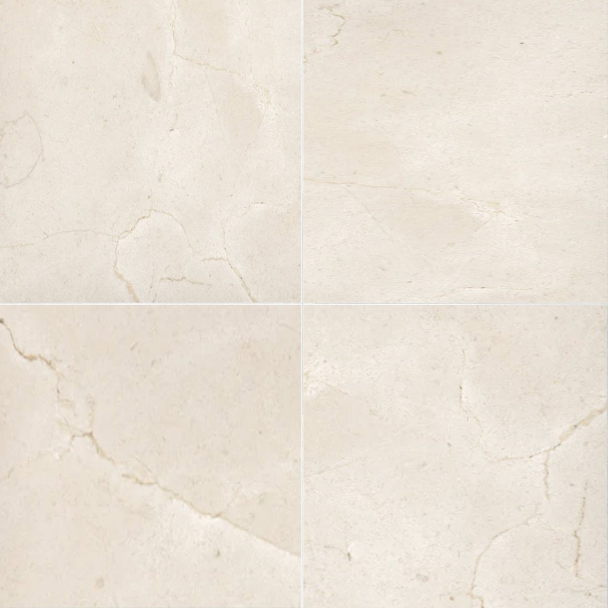 Crema Marfil Select Polished Marble Field Tile 12''x12''x3/8'' Zicana Boutique - Zicana Boutique - 1