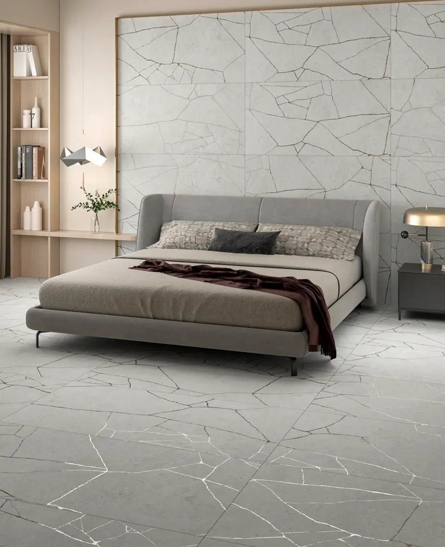 Crepa Bianco Raphael 32" x 64" Field Tile Raphael Porcelain - Zicana Boutique - 2