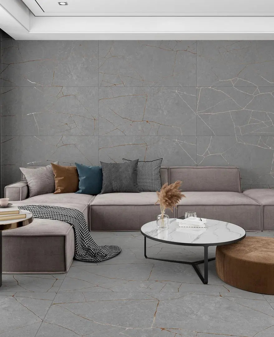 Crepa Gris Raphael 32" x 64" Field Tile Raphael Porcelain - Zicana Boutique - 2