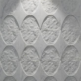 Crescent Taj White Marble Dimensional Tile Artistic Tile - Zicana Boutique - 1