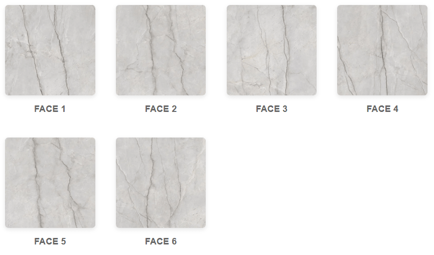 Cristallo Grey Raphael 32" x 32" Field Tile Raphael Porcelain - Zicana Boutique - 5