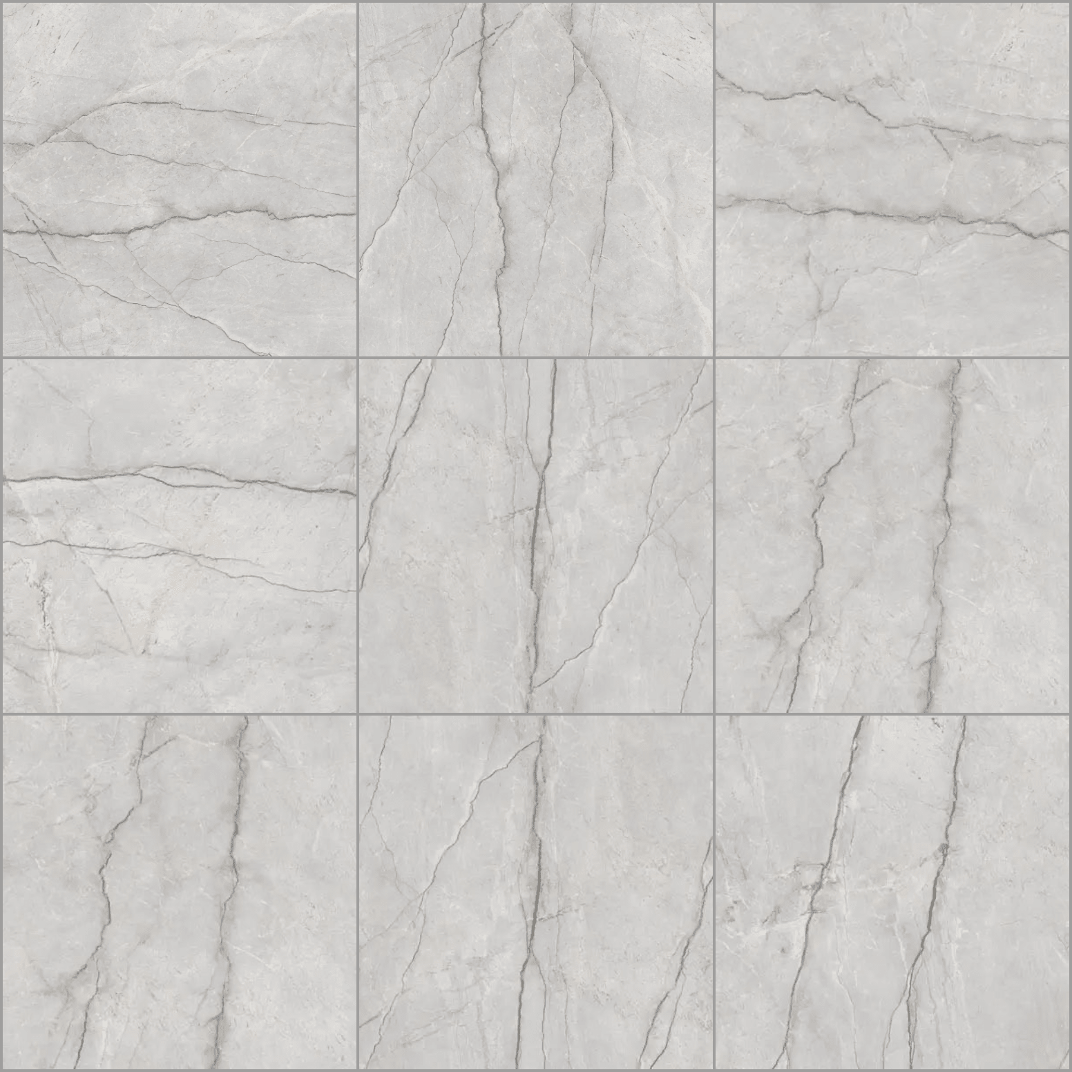 Cristallo Grey Raphael 48" x 48" Field Tile Raphael Porcelain - Zicana Boutique - 1