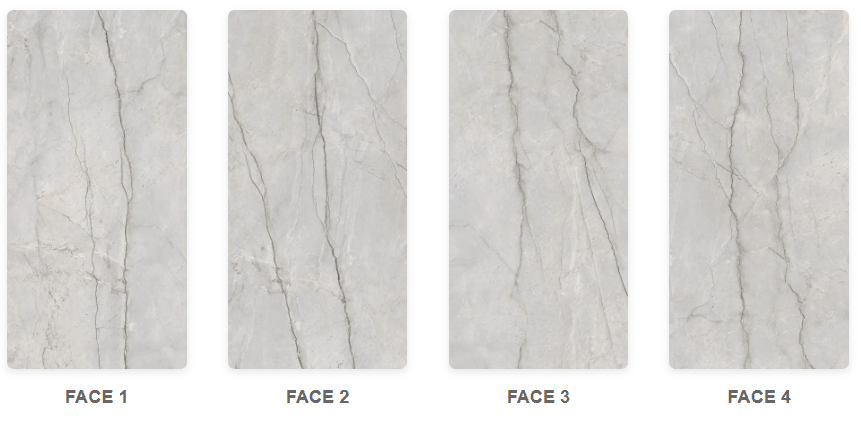 Cristallo Grey Raphael 48" x 96" Field Tile Raphael Porcelain - Zicana Boutique - 6