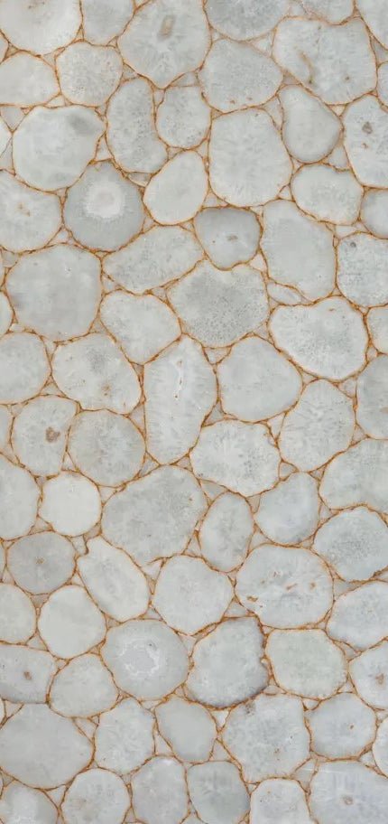 Crystal Agate Gold Gemstone Zicana Boutique - Zicana Boutique - 1