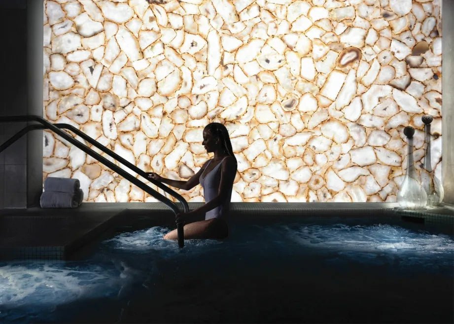 Crystal Agate Gold Gemstone Zicana Boutique - Zicana Boutique - 3