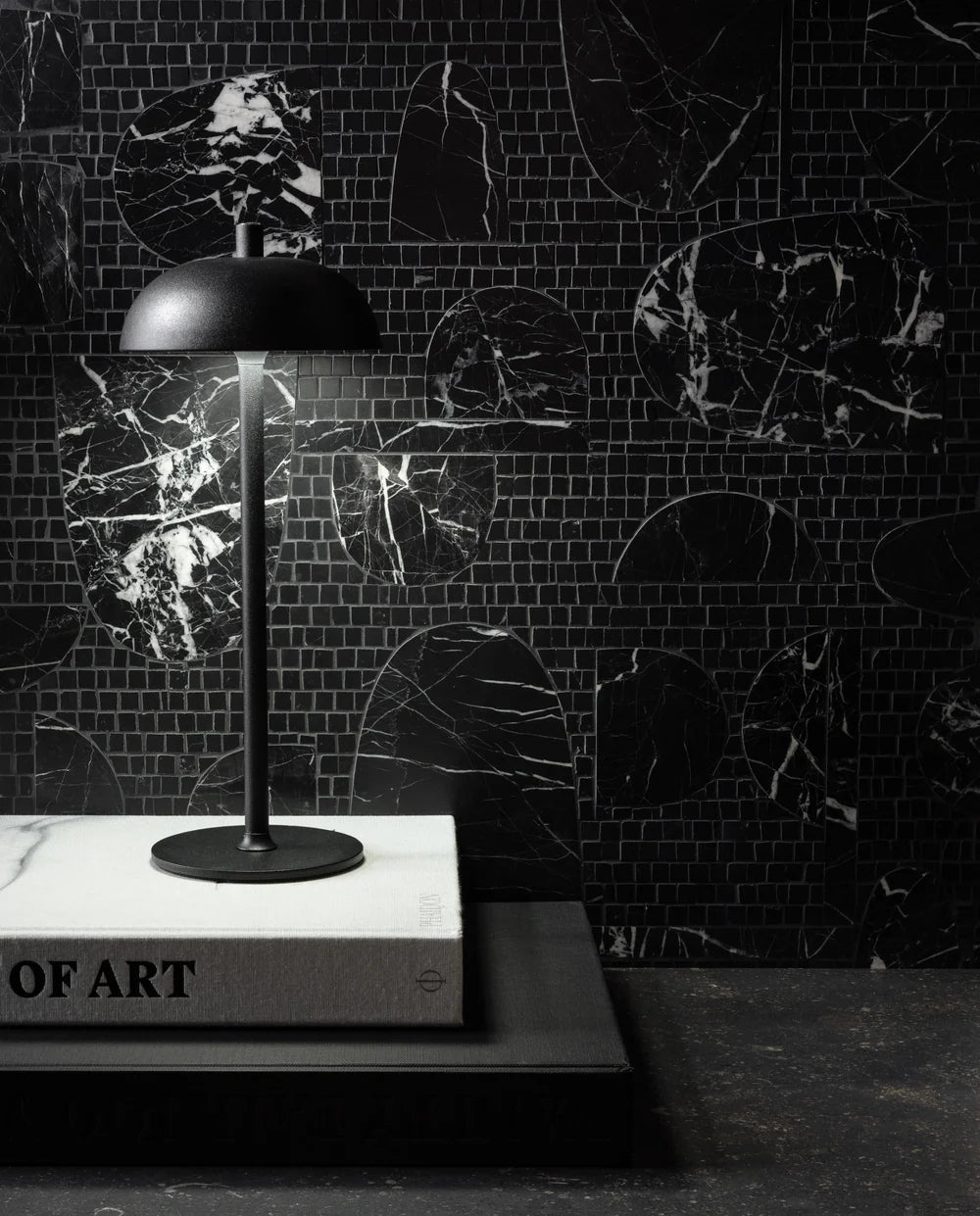 Decadence By Donghia Black Waterjet Mosaic Artistic Tile - Zicana Boutique - 3