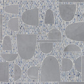 Decadence by Donghia Blue Waterjet Mosaic Artistic Tile - Zicana Boutique - 1