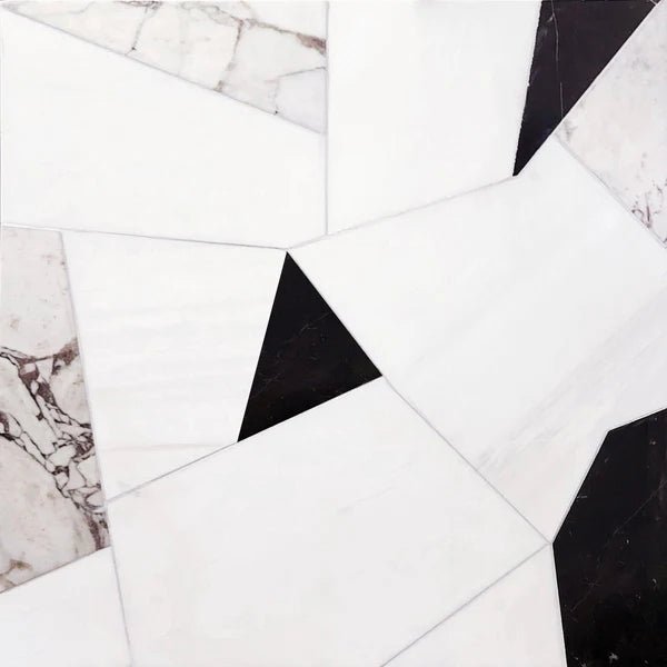 Decova Caleidos Capri Abstract Marble Waterjet Mosaic Zicana Boutique - Zicana Boutique - 1
