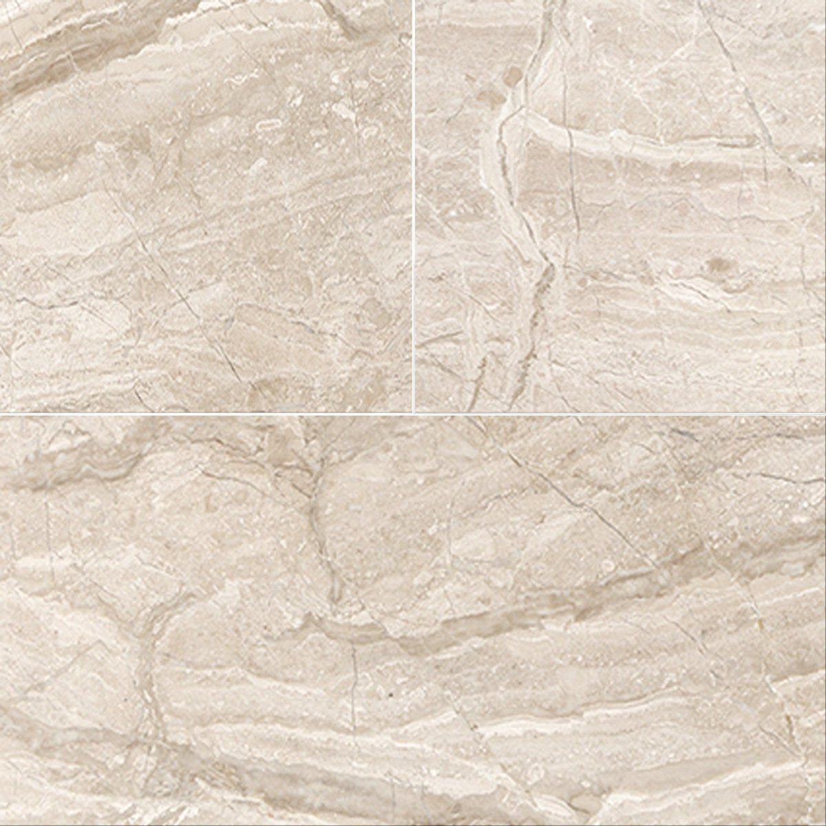 Diano Royale Polished Marble Field Tile 12''x24''x1/2'' Zicana Boutique - Zicana Boutique - 1