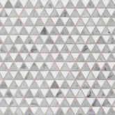 Doge Light Grey Mosaic Triangle Artistic Tile - Zicana Boutique - 1
