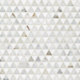 Doge White Mosaic Triangle Artistic Tile - Zicana Boutique - 1